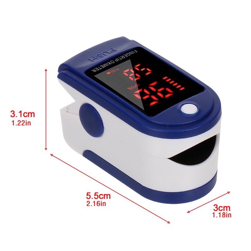 Oximeter เครื่องวัดออกซิเจนในเลือด วัดออกซิเจนปลายนิ้ว แบบหนีบนิ้ว
