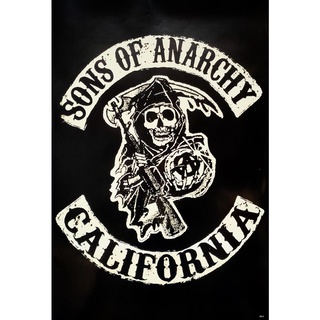 ขายส่ง (1แพ็ค10 ใบ) โปสเตอร์ หนัง SONS OF ANARCHY SOA 2008 POSTER 24”x35” นิ้ว American TV Series CHARLIE HUNNAM v6