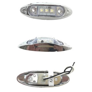 ไฟสัญญาณ LED 216 สีขาว 10-30V. ไฟหรี่ไฟท้ายรถพ่วง LED 1ชิ้น