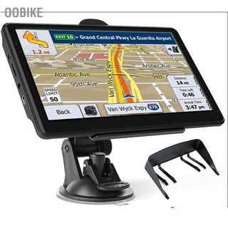 เครื่องนําทาง Gps หน้าจอสัมผัส ความละเอียดสูง 7 นิ้ว พร้อมตัวยึด สําหรับรถบรรทุก