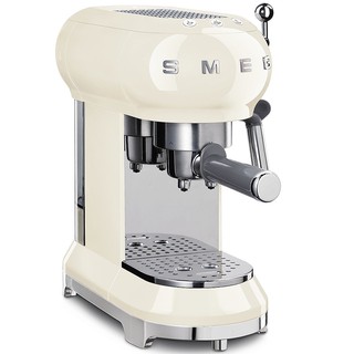 [0% 10 เดือน] เครื่องชงกาแฟ (Smeg) 50’Retro Style Aesthetic รุ่น ECF01CREU สีครีม