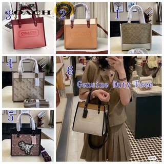 🎄พร้อมส่ง🌟Coach ใหม่กระเป๋าถือใบเล็กผู้หญิงแฟชั่นกระเป๋าสะพายข้างเดียว 5122 3863 3461 3866 6971 3461