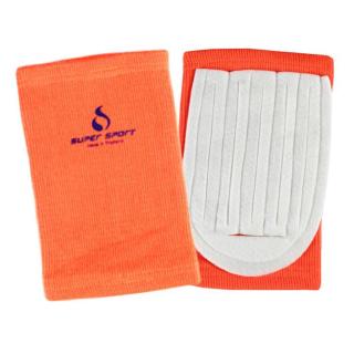 SUPER SPORT สนับเข่า มีลูกฟูก Knee Pad W/Cushion 4022 - Orange/White 1 คู่UPER SPORT สนับเข่า มีลูกฟูก Knee Pad W/Cushio