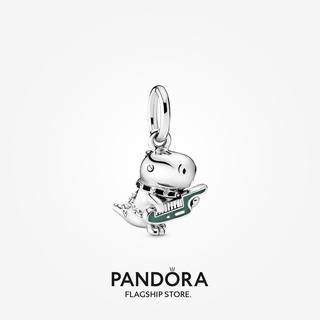 Pandora Dino The Dinosaur Punk Band จี้รูปไดโนเสาร์ ของขวัญวันเกิด สําหรับสุภาพสตรี DIY p825