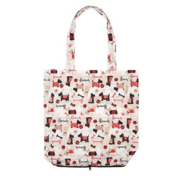 Harrods Pocket Shopper Bag 🇬🇧 แท้ 💯% กระเป๋าช๊อปปิ้งแฮรอดส์ Size M