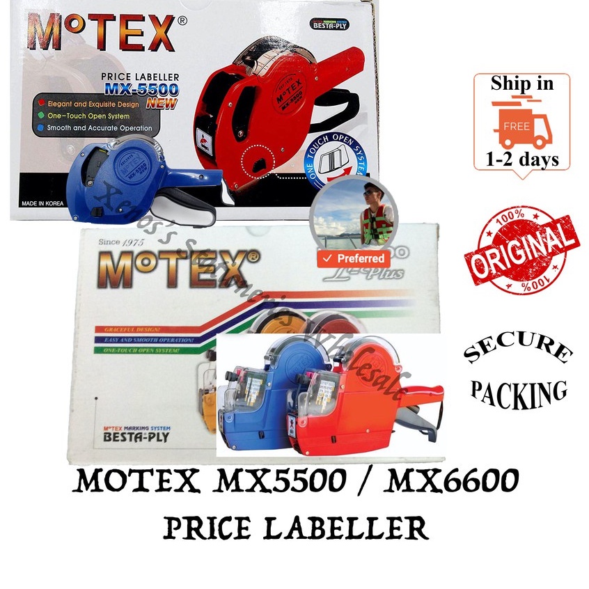 Motex PRICE LABELLER MX5500 /Mtex PRICE LABELLER MX6600