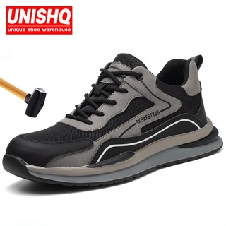 Safety Shoes รองเท้าเซฟตี้หัวเหล็ก ผู้ชาย ผู้หญิง แฟชั่น 7615