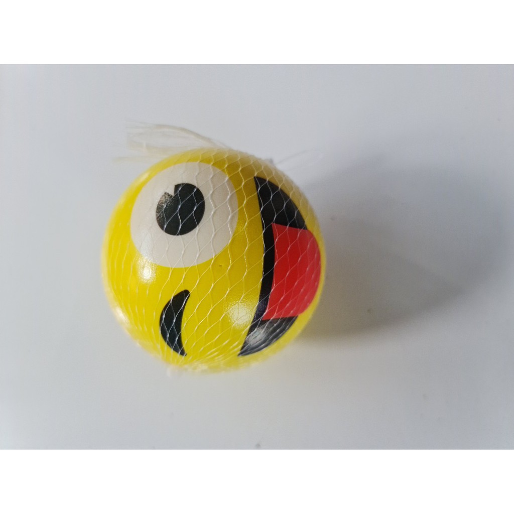 ลูกบอล Emoji  ขนาดเส้นผ่าศูนย์กลาง 10cm   มีให้เลือกหลายแบบ  จำนวน 1 ลูก