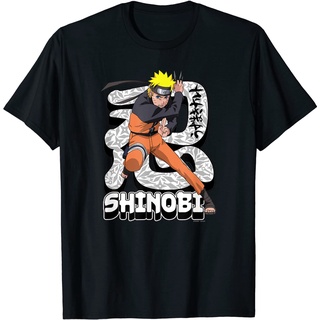 เสื้อยืดผ้าฝ้ายพิมพ์ลายแฟชั่น เสื้อยืด ลายการ์ตูนนารูโตะ Shippuden Shinobi