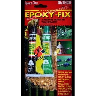 EPOXY -FIX กาวอพ็อกซี่ 2ตันสีใส แห้งเร็ว