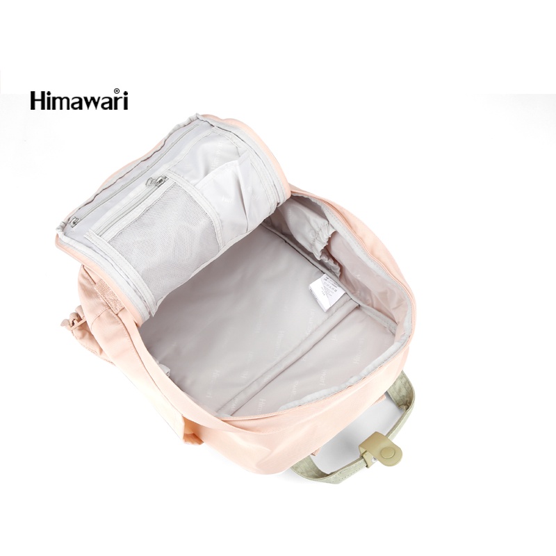 HIMAWARI กระเป๋าเป้สะพายหลัง กันน้ำ 13” Laptop Backpack รุ่น HM-200 สี #03 Pink Ivory