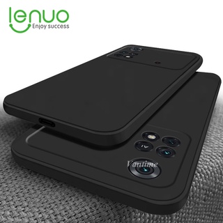 Lenuo เคสโทรศัพท์ ซิลิโคนนิ่ม กันกระแทก สีแคนดี้ สําหรับ Xiaomi Poco X5 Pro M4 Pro 4G X3 NFC X4 Pro 5G