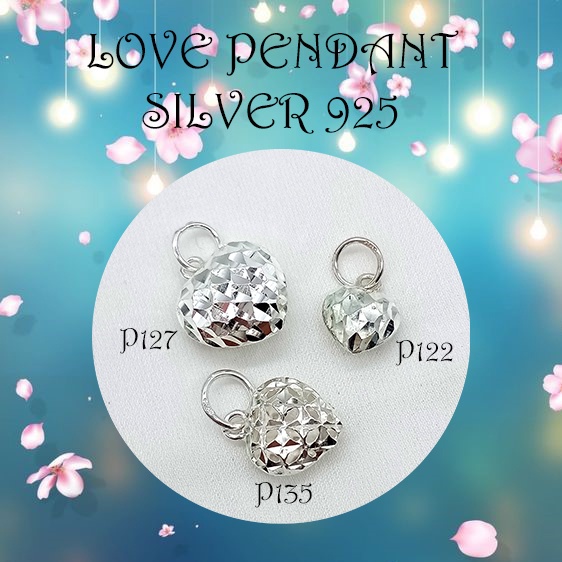 Sterling SILVER 925 PENDANT LOVE