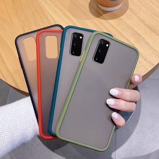 Case  Samsung A02S เคสกันกระแทก ปุ่มสีผิวด้าน ขอบนิ่มหลังแข็ง เคสโทรศัพท์ซัมซุง พร้อมส่ง [ ส่งจากไทย ]