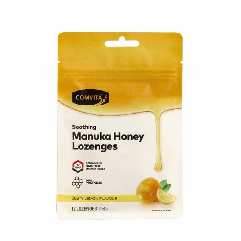 พร้อมส่ง ลูกอมน้ำผึ้ง นิวซีแลนด์ 🐝Manuka Honey Lozenges Zesty Lemon and Coolmint Flavour