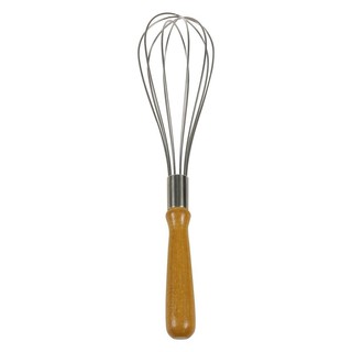 เครื่องครัว ของใช้ในครัว ที่ตีไข่สเตนเลส ด้ามไม้ TJN-WIP25WWHISK STAINLESS STEEL TJN-WIP25W