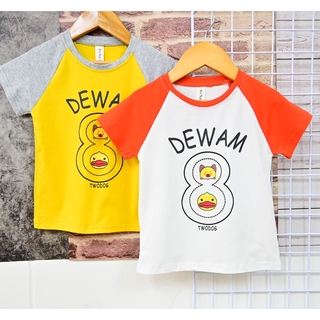 【พร้อมส่ง 】เสื้อยืดเด็ก เสื้อแขนสั้นสำหรับเด็กผู้หญิง เสื้อยืดเด็ก น่ารักๆ ๆ 2 สี