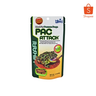อาหารกบสวยงาม Hikari Pac Attack อาหารชนิดแท่งคล้ายอาหารสด ขนาด 40g.   Hikari Pac Attack อาหารสำหรับกบสวยงาม เช่น กบแพ๊ค