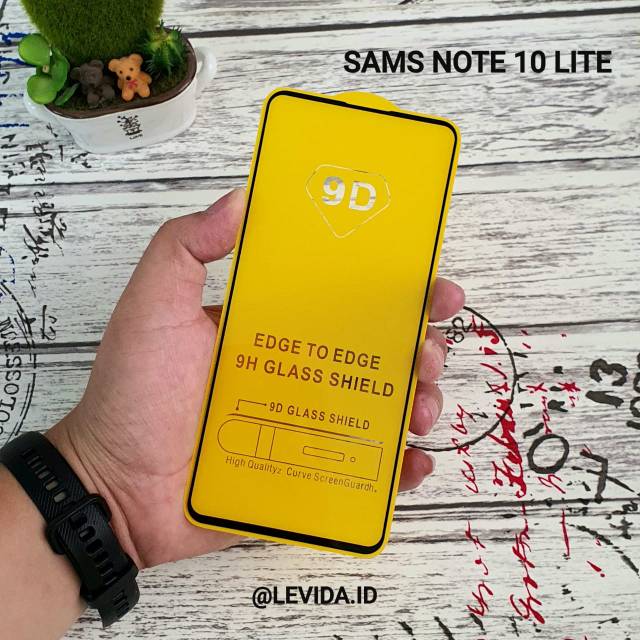 ฟิล์มกระจกนิรภัย SAMSUNG A81 SAMSUNG NOTE 10 LITE TEMPERED GLASS FULL 9D / ANTI-SCRATCH FULL