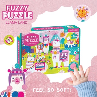 Fuzzy puzzle  จิ๊กซอว์กำมะหยี่ ลาย LLAMA FUZZY PUZZLE