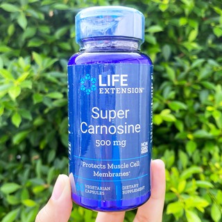 คาร์โนซีน Super Carnosine 500 mg 60 Vegetarian Capsules (Life Extension®)