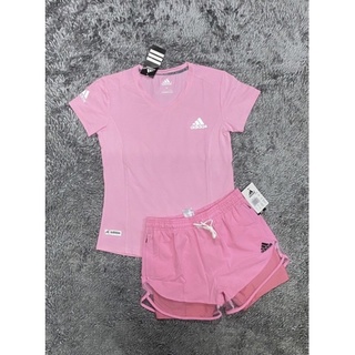 [starshopsp] ชุด2ชิ้น ชุดวิ่งผู้หญิง ชุดออกกำลังกาย S02พร้อมส่ง สินค้าตรงปก100%