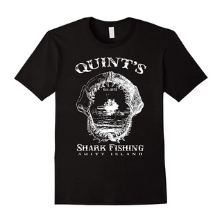 [COD]เสื้อยืด พิมพ์ลาย QuintS Fishing Amity Island 2022 สําหรับผู้ชายS-5XL