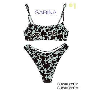 ุSabina ชุดว่ายน้ำ Swimwear รุ่น Collection Swim Swimwear22 รหัส SBWK082CM+SUWK082CM สีน้ำตาล