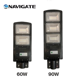 ไฟโซล่าเซลล์ ไฟถนนโซล่าเซลล์ Navigate รุ่น  NT-YTJZ Solar Light 60-90 W ไฟพลังงานแสงอาทิตย์  ไฟติดผนัง มีขาตั้งในตัว
