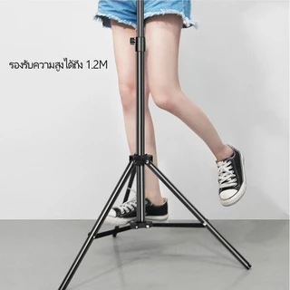【พร้อมส่ง】Live Tripod Selfie Stand ขาตั้งมือถือ ขาตั้งไฟ (สูง 2.1 เมตร + คลิป PTZ)