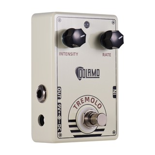 Dolamo D-13 Vintage Style Tremolo Guitar Effect Pedal with Intensity and Rate Controls True Bypass Design for Electric G