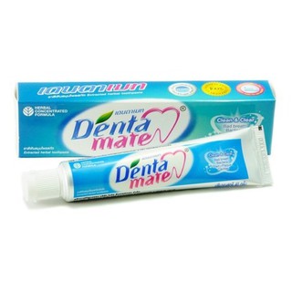 Dentamate Toothpaste เดนตาเมท ยาสีฟัน สมุนไพร ขนาด 6 กรัม / 18 กรัม / 40 กรัม / 60 กรัม / 100 กรัม