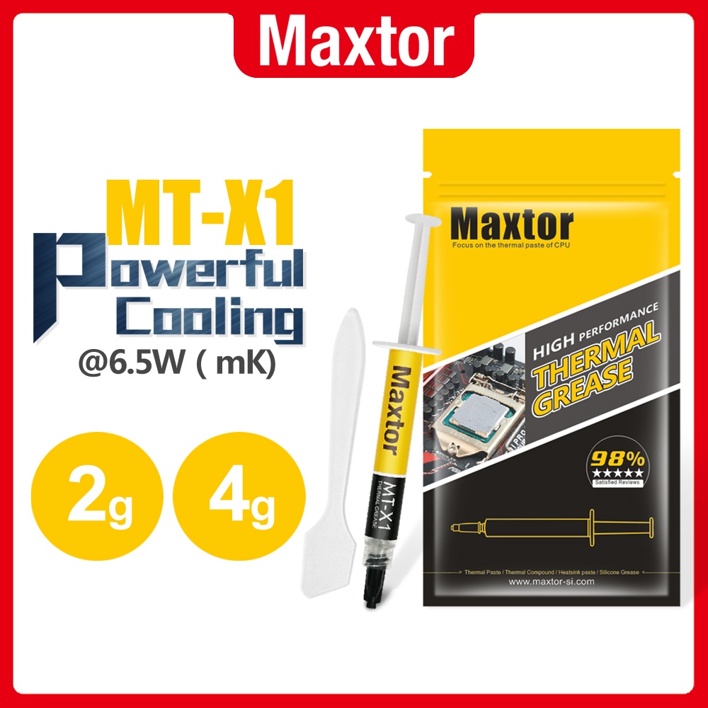 【Local Delivery】Maxtor MT-X1 Thermal Paste Grease 2g/4g ระบายความร้อน ...