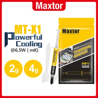 【Local Delivery】Maxtor MT-X1 Thermal Paste Grease 2g/4g ระบายความร้อนอย่างมีประสิทธิภาพสำหรับ CPU/CPU Silicone (6.5W/mk)