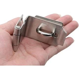 Kiprun ประตู Hasp Latch 90 องศาความปลอดภัยมุมล็อค Latch สําหรับ Push เลื่อน Barn ประตู