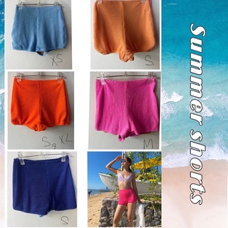 [ใส่โค้ด WRXYZY ลด80.-] Crinkle high waist shorts