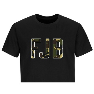 เสื้อยืดแฟชั่น พิมพ์ลาย LetS Go On Camo Fjb Unsiexสามารถปรับแต่งได้