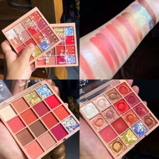 อายแชโดว์ 16 สี อายแชโดว์อายแชโดว์, อายแชโดว์เคลือบประกายมุกประดับด้วยเลื่อม