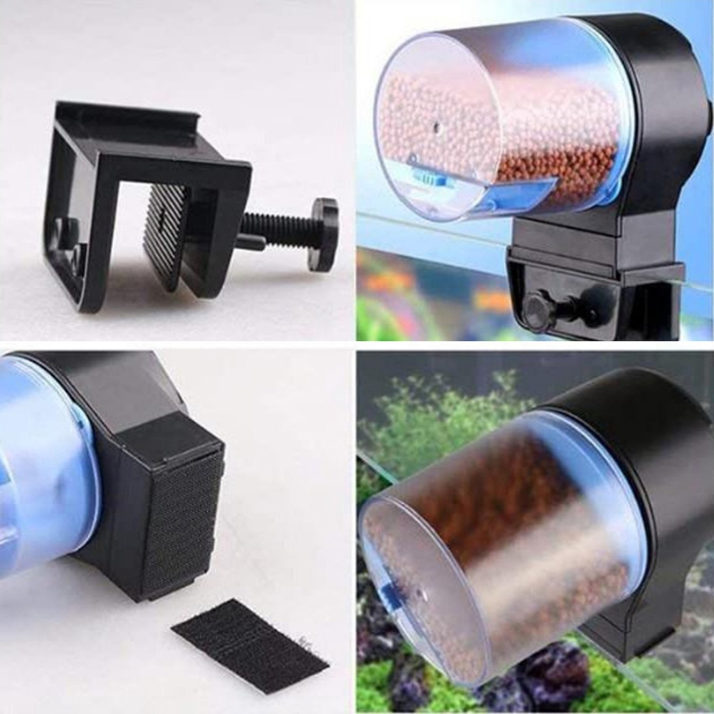 เครื่องให้อาหารปลา ,เครื่องให้อาหารปลาอัตโนมัติที่เวลาอัจฉริยะอาหารที่ให้อาหารปลาสำหรับตู้ปลาแท็งก์ปลา อุปกรณ์ตู้ปลา - รูปที่ 2