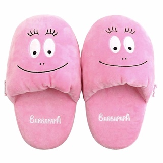 [เก็บ code ลดเพิ่ม 20%]พร้อมส่งในไทย📦Barbapapa Pink Plush Embroidered Slippers(นุ่มมากๆค่ะ)**ของเเท้