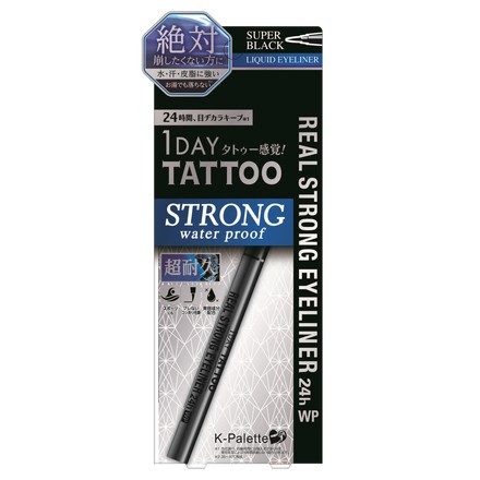 (พร้อมส่ง) K-Palette 1 Day Tattoo Liquid Eyeliner Super Strong limited edition สี Super Black