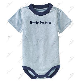 พร้อมส่ง Gymboree Onesie LITTLE BROTHER  ไซส์ 18-24m แท้ 100% จากอเมริกา