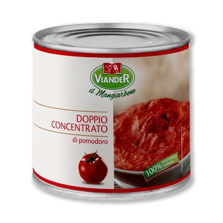 🔥The Best!! เวียนเดอร์ มะเขือเทศเข้มข้น 2200 กรัม Viander Double Concentrate Tomato 2200 g