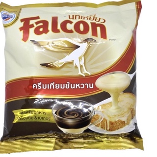 นม ข้น ครีมเทียมข้นหวาน ตรานกเหยี่ยว Falcon ชนิดถุงเติม 2 กิโลกรัม