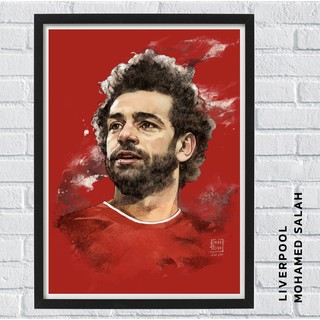 โปสเตอร์ Mo Salah - โม ซาล่าห์ l Liverpool