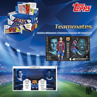 Card 142: Antoine Griezmann / Ousmane Dembélé Topps Best of the Best