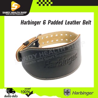 6 Padded Leather Belt เข็มขัด เข็มขัดยกน้ำหนัก เข็มขัดพยุงหลัง เข็มขัดรัดเอว