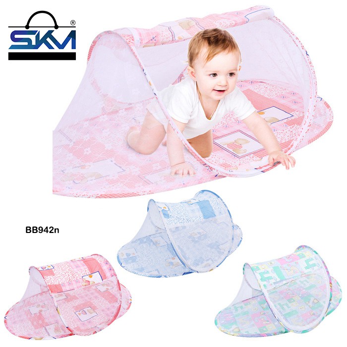 SKM Baby Sleep Net Baby Anti ยุงสุทธิเบาะนอน Happy Kelambu Bayi BB 942 N