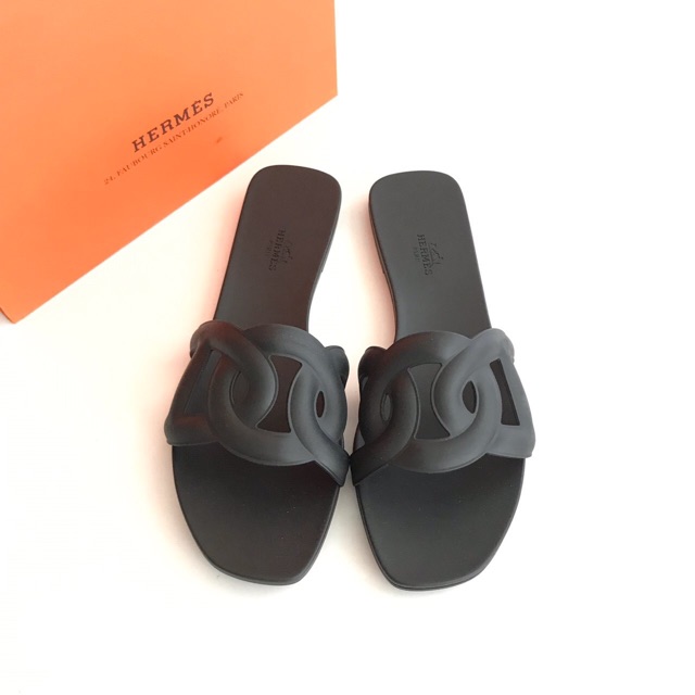 hermes jelly sandals