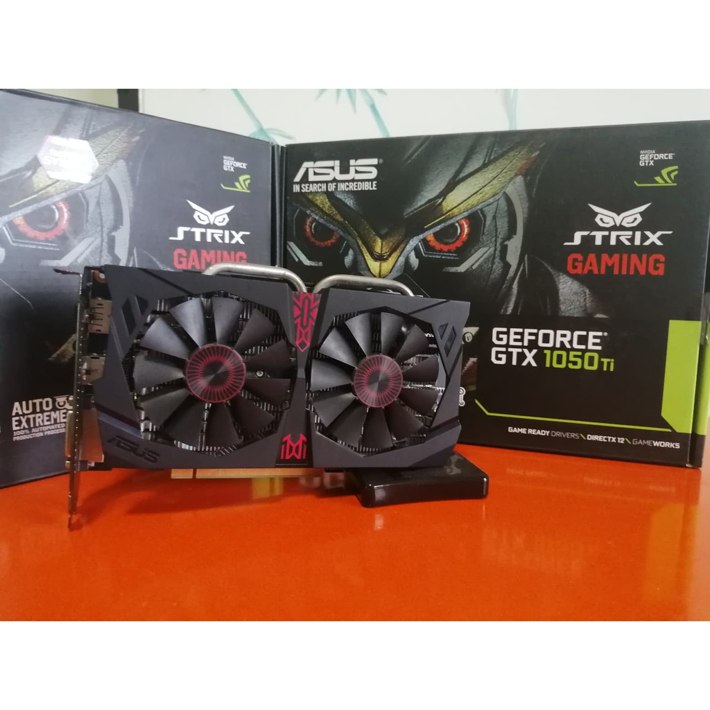ASUS GTX1050ti Strix GAMING ไม่ต่อไฟเพิ่ม